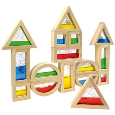 Blocks mit Glitter, 16 Teile