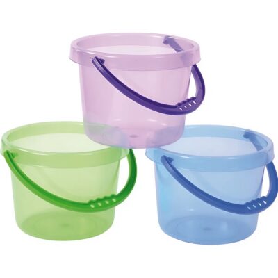 Transparente Eimer 6-tlg.