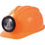 Bauhelm mit Lampe orange - 150107 1