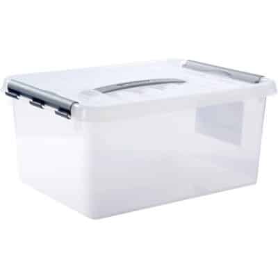 Kunststoffkiste mit Deckel 15 Liter