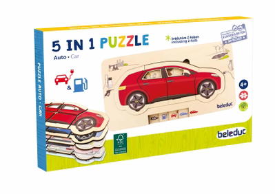 Lagen-Puzzle „Auto“