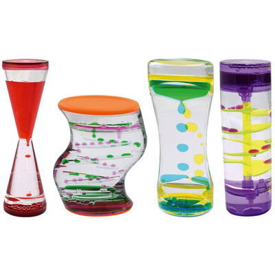 Flüssige Sanduhren 4er Set