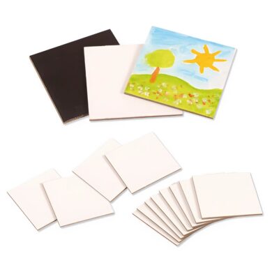 Magnet Leinwandquadrate klein 12er Set