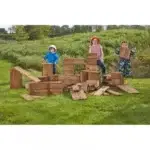 Outdoor-Bausteine aus robustem Holz – 50 Stück - 30665 5 min 1