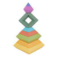 GOWI Pastell Regenbogen-Pyramide - 352 00301 1