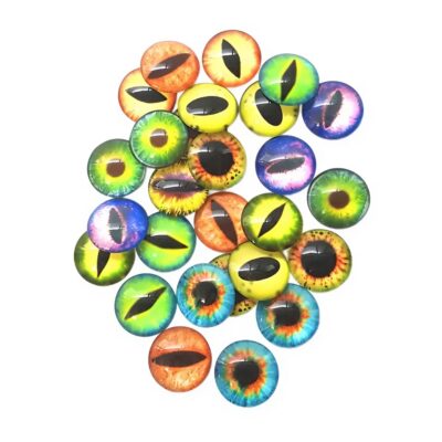 Bunte Drachenaugen 30er Set