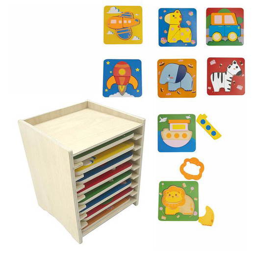 23223_122339_01 8 Bambini Puzzle + Aufbewahrungsregal - 23223 122339 01