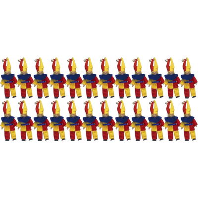 Winzling Biegepuppen Set – Harlekins – 24 Stück