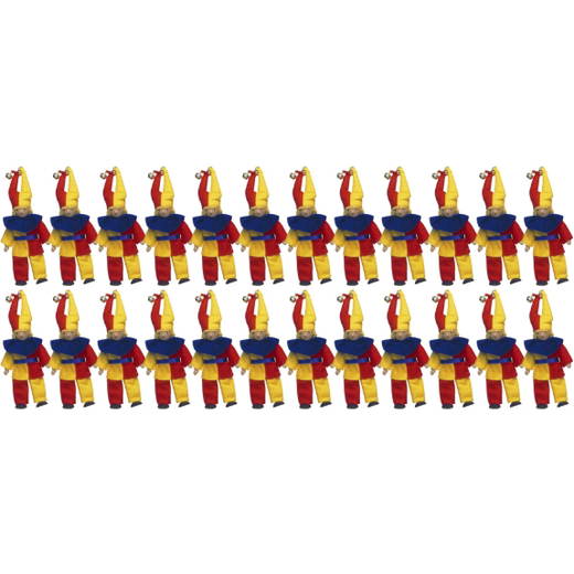412_00925 Winzling Biegepuppen Set – Harlekins – 24 Stück - 412 00925