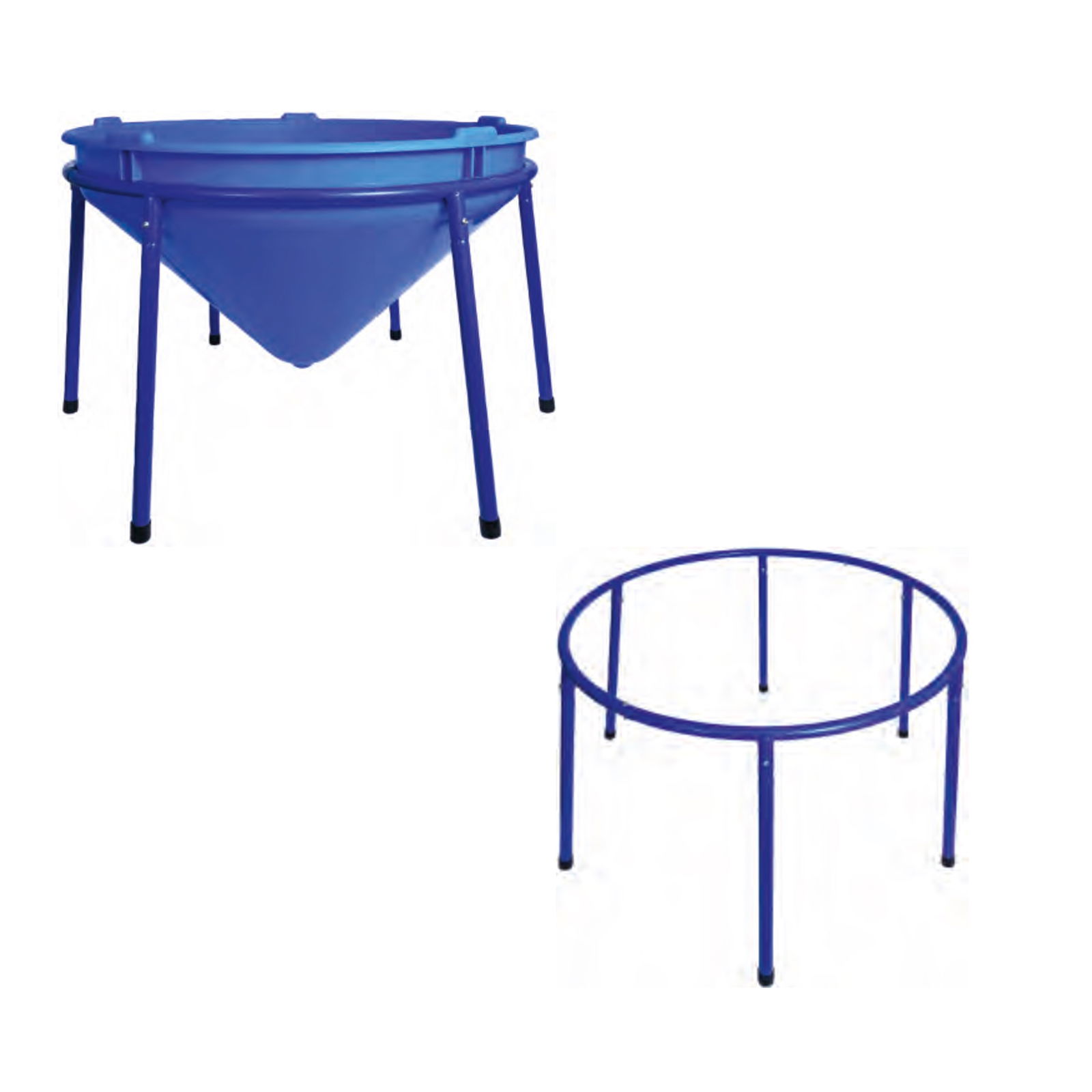 Krisskreisel Halter gross blau - mehrteilig