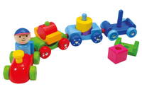 Holzspielzeug Zug „Cho-Cho“ - 449 56 00 zug holzspielzeug cho cho 4027608449563