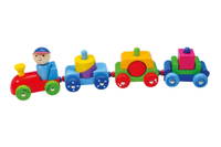 Holzspielzeug Zug „Cho-Cho“ - 449 56 02 zug holzspielzeug cho cho 4027608449563