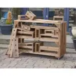Imagineering Baustein-Set mit Rollwagen (25 Teile) - 47008 3 min
