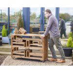 Imagineering Baustein-Set mit Rollwagen (25 Teile) - 47008 4 min