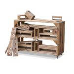 Imagineering Baustein-Set mit Rollwagen (25 Teile) - 47008 5 min
