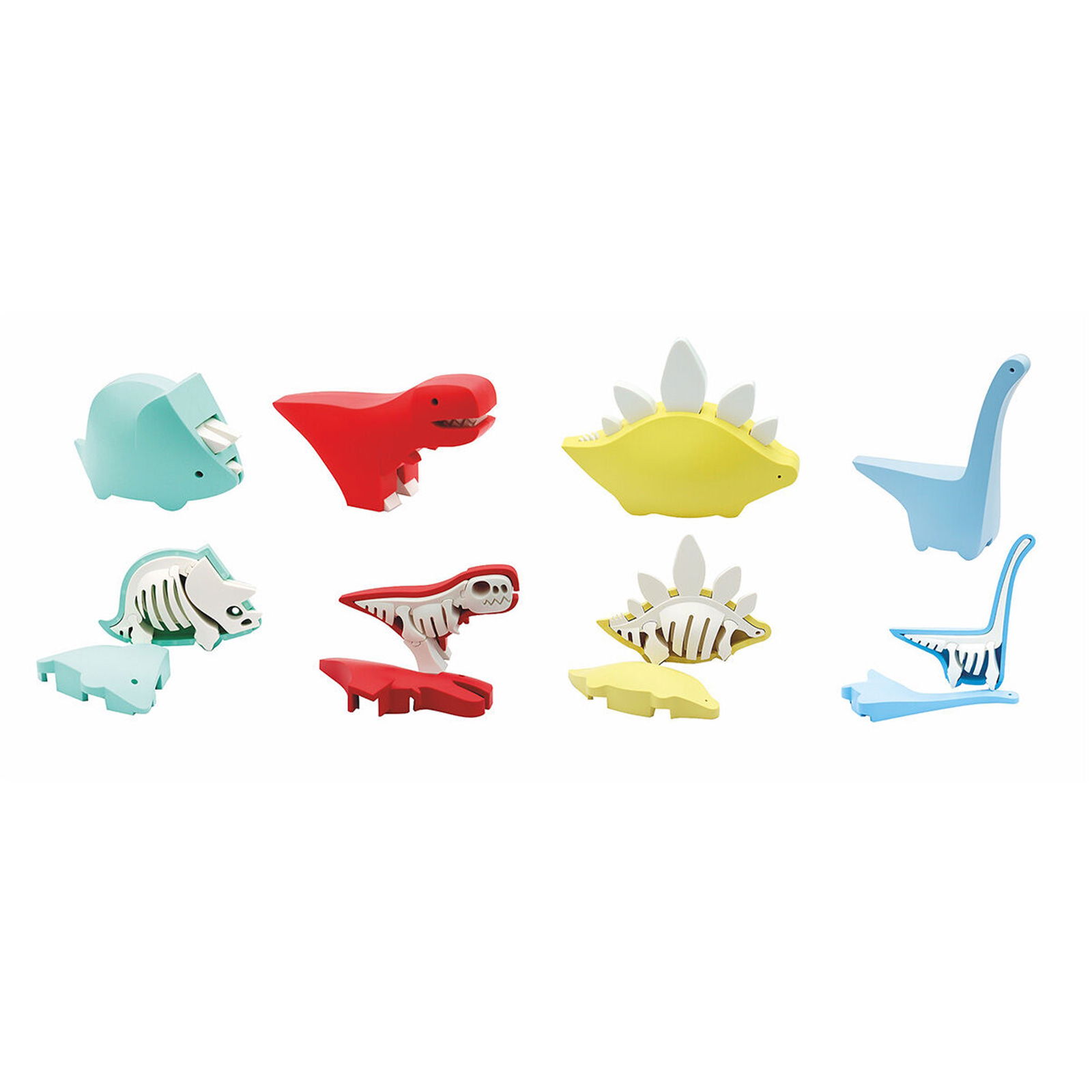 Halftoys Magnetische Dinosaurier - 4 Stück