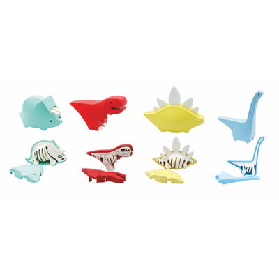 Halftoys Magnetische Dinosaurier – 4 Stück