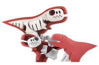 Halftoys Magnetische Dinosaurier – 4 Stück - 479 22 04 puzzle 3d tiere dinosaurier 4027608013023