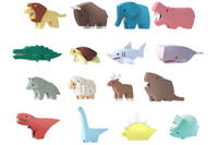 Halftoys Magnetische Tiere Komplettset – 16 Stück - 479 24 01