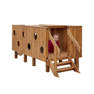 Toddler Runway – Holz-Spieltunnel für Kleinkinder