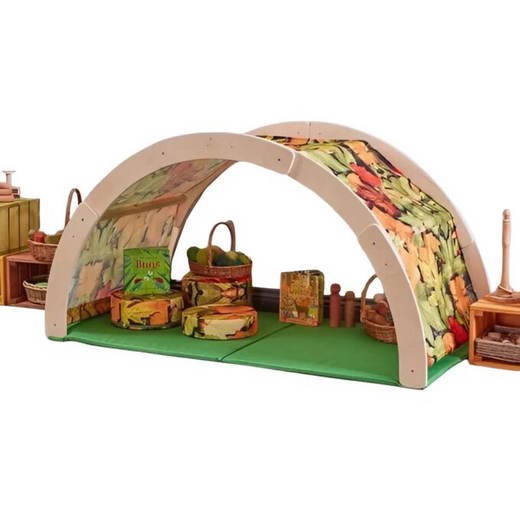 53698 Rafiki Arch Bezug „Bunte Blätter“ – Stoffbezug für Spielbogen - 53698