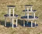 Small-World Kombi – 5-teiliges Holzplattform-Set Rund - 53903 2