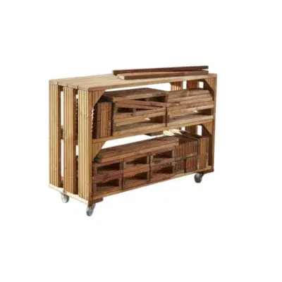 Deckciting – Bauklötze mit Wagen (25-teiliges Set)