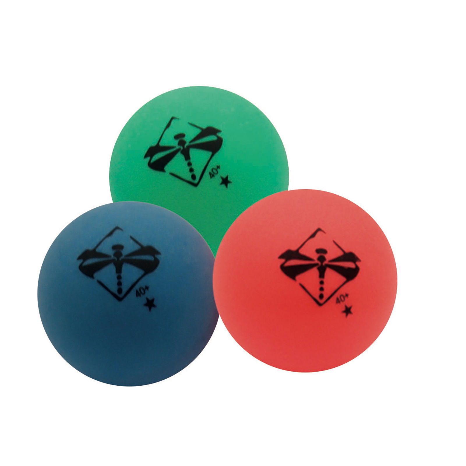 PINAO Tischtennisbälle Color Explosion - 6er Set