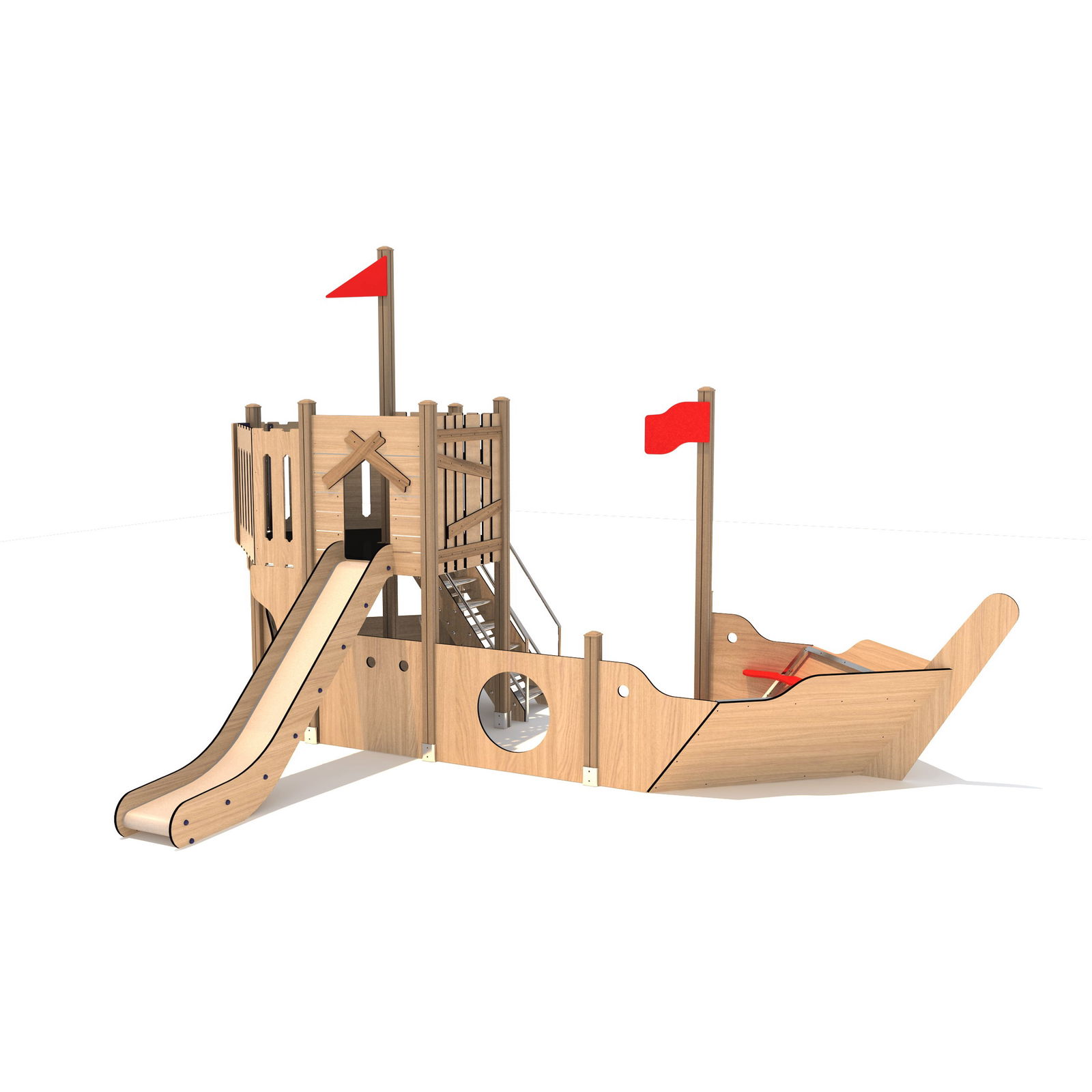 Piraten-Spielschiff "Captain's Cove" mit Rutsche