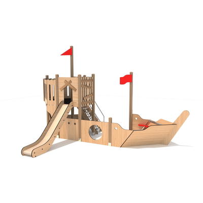Piraten-Spielschiff „Captain’s Cove“ mit Rutsche