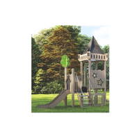 Spielturm Burg „Castelino“ mit Rutsche, Kletter- und Aufstiegsmöglichkeiten - Castelino 10010020 M1