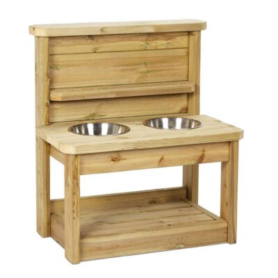 Mini-Matschküche aus Holz