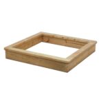 Niedriger Sandkasten mit Deckel - DR094 Millhouse Outdoors Low Sand Pit Without Lid Main