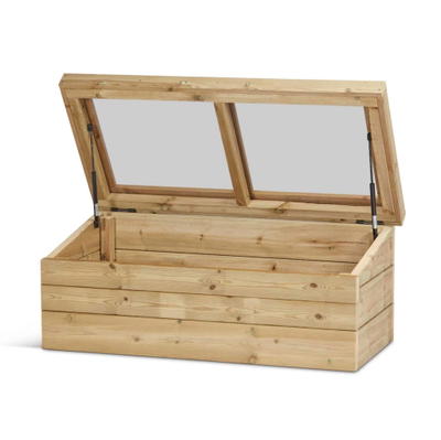 Mini-Gewächshaus aus Holz
