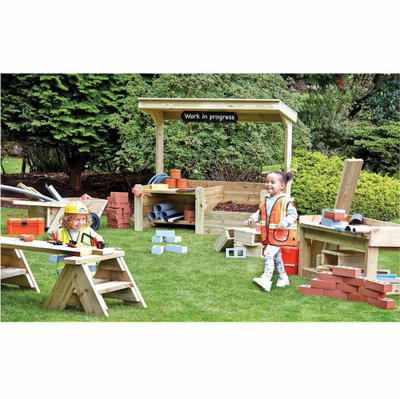 Bau-Spielset aus Holz