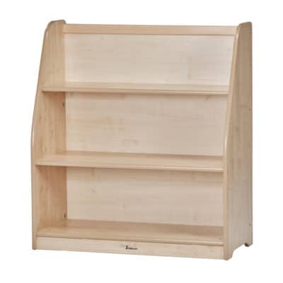 Etagenregal mit Spiegelrückwand