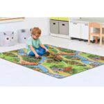 Bodenspielmatte mit Aufdruck – Dinowelt - bodenmatte dinowelt 617094 w 2
