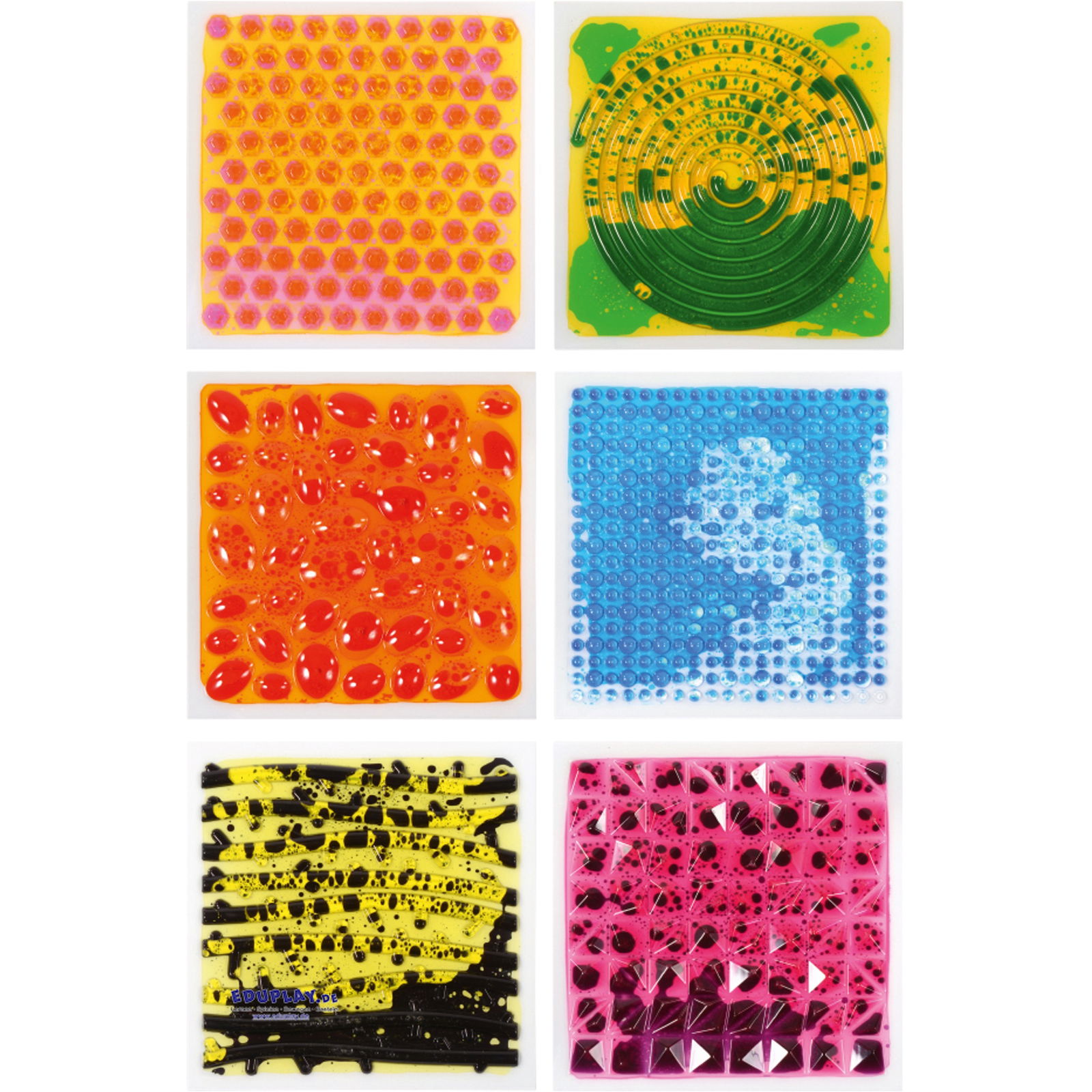 Sensorik Platten Liquid 6er Set