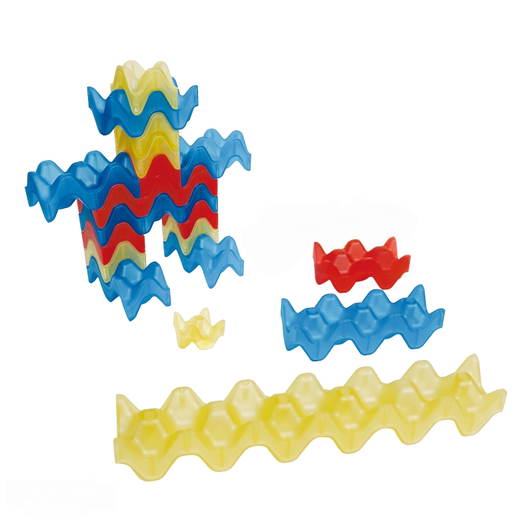 121086_1 Eierbecher Blocks transparent 45 Teile - 121086 1