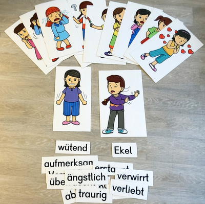 Zuordnungs-Teppichset Emotionen