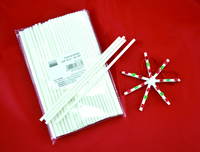 Papierstrohhalm weiss – Set 100 Stück - 167 87 02