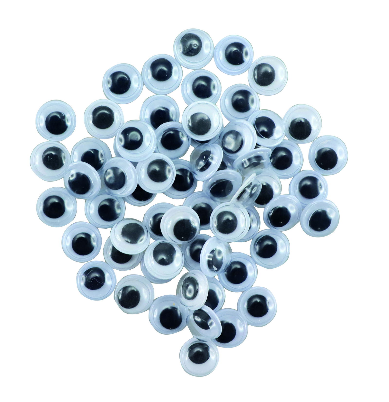 Wackelauge rund 7mm selbstklebend - Set 1000 Stück