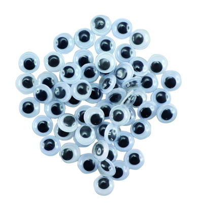 Wackelauge rund 7mm selbstklebend – Set 1000 Stück