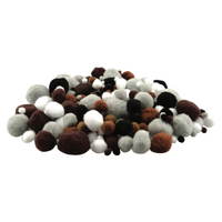 Pompons Erdtöne – Set 300 Stück - 196 62 00