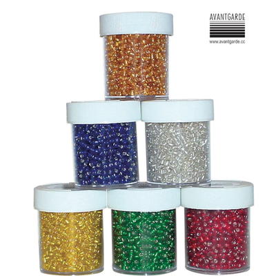 Glasperlen gemischt – 6er Set