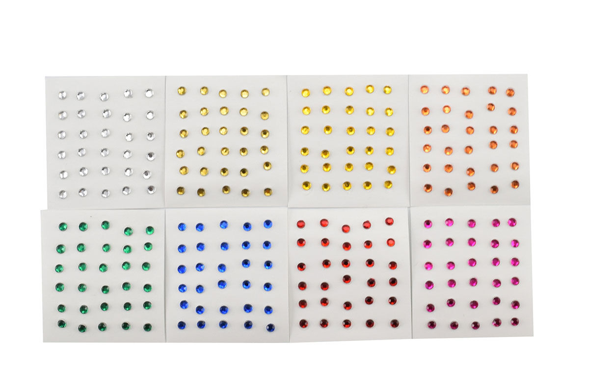 Edelsteine selbstklebend rund ø 3,5 mm - 240 Stück