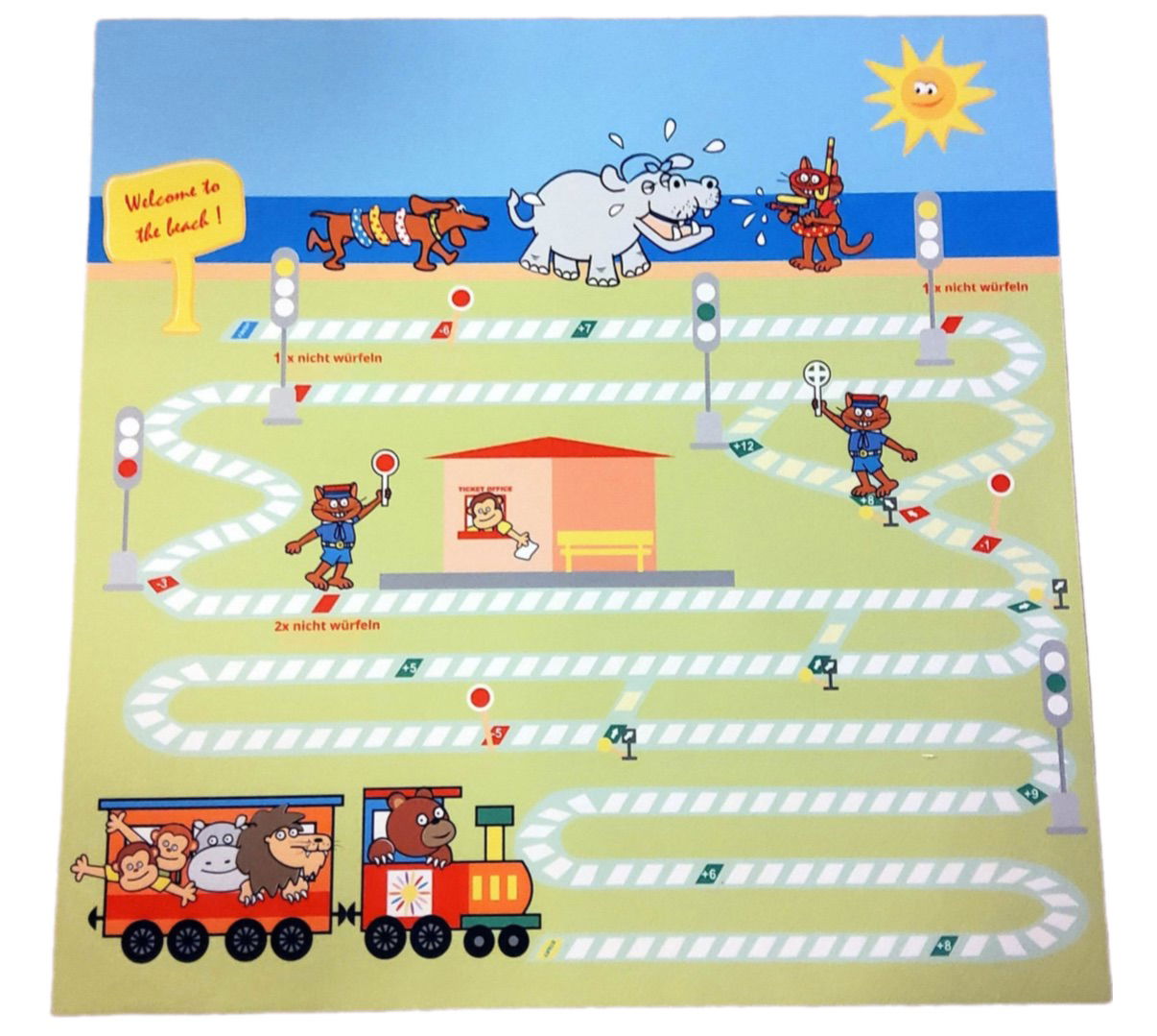 Spielteppich "Lustige Lok"