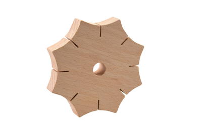 Knüpfstern aus Holz