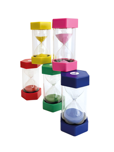 Sanduhren, 5er Set, 16 cm