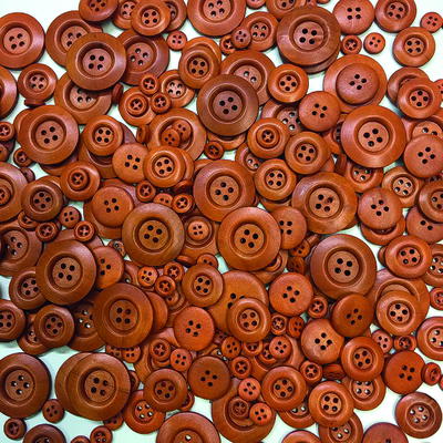 Knöpfe Holz – Set 300 Stück